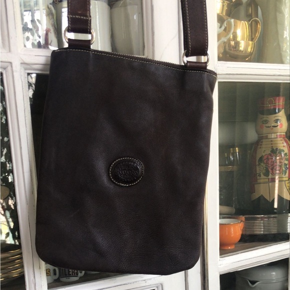 ROOTS Chestnut Brown Leather Bag - Picture 2 of 4